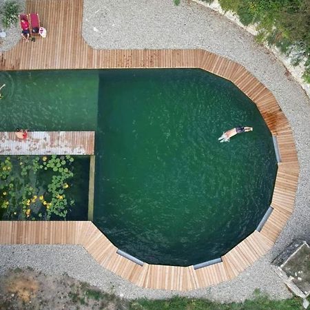 Grand Gite Les Cabanes De Fallot Pour 19 Personnes - Piscine Naturelle L'isle-Bouzon المظهر الخارجي الصورة